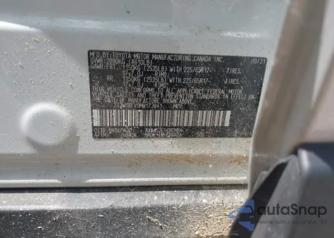 2021 Toyota Rav4 Xle z USA, uszkodzony, nr VIN 2T3W1RFV9MW173841